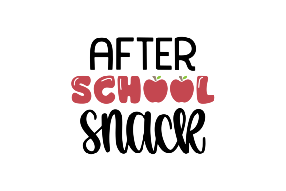 After School Snack: A Graphic Design Asset for Crafts and Creative Content