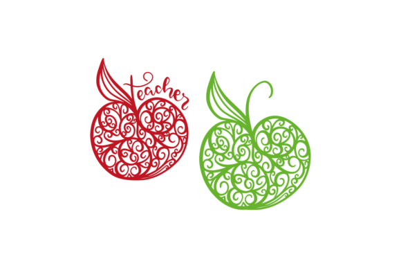 Apple Teacher: A Graphics Asset for Crafts and Creative Sellers