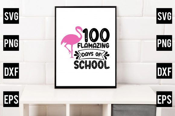 Flamazing Days of School Graphics for Crafts & Branding