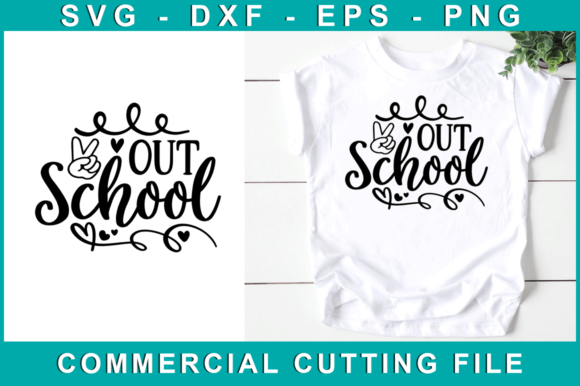 Free, Out School: A Versatile Graphic Design Asset for Crafters