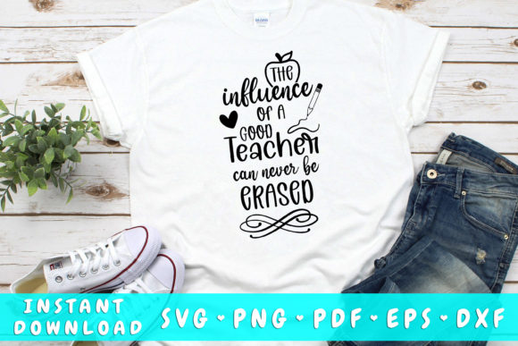 Good Teacher Influence Never Be Erased Embroidery Design Review