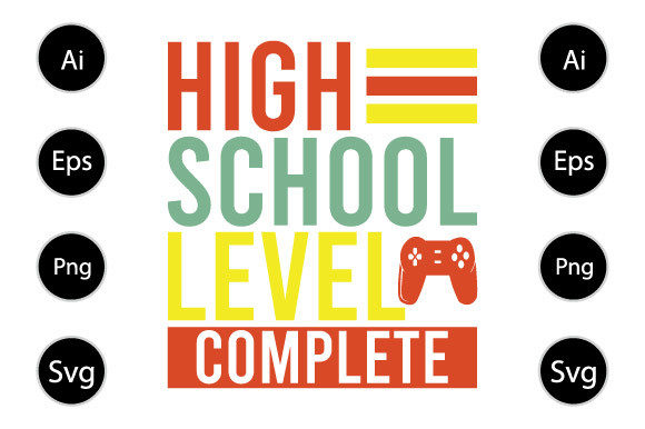 High School Gamer Design for Crafts and Graphics