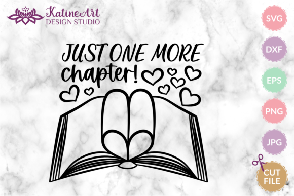 Just One More Chapter Book Lover SVG: A Designer’s Take for Local Business Branding