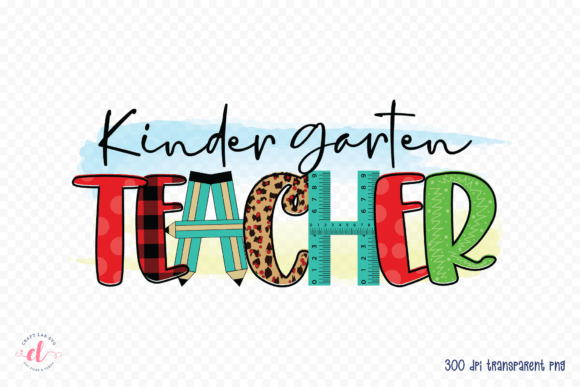 Kinder Garten Teacher PNG: A Creative Graphic Design Asset for Crafts and Branding