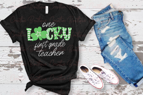Lucky Teacher - Elementary Grades: A Versatile Graphic Design Asset for Crafts