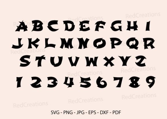 Ninja Font SVG: A Bold Graphic Design Asset for Crafts and Branding