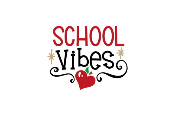 School Vibes Graphics for Crafts and Branding Projects
