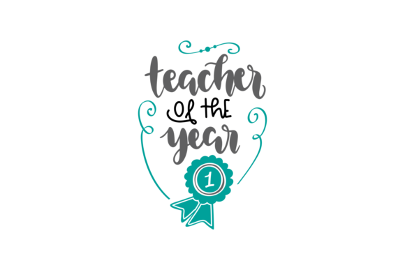 Teacher of the Year – A Premium Graphics Asset for Creative Publishing
