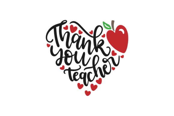 Thank You, Teacher Graphics for Crafts & Creations