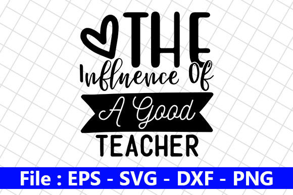 The Influence of a Good Teacher Embroidery Design