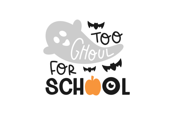 Too Ghoul for School: A Versatile Graphic Design Asset for Crafts
